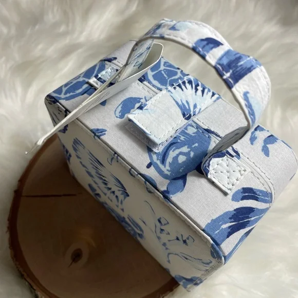 Rachel Zoe Travel Jewelry Cosmetic Coastal Theme Case - Picture 4 of 8